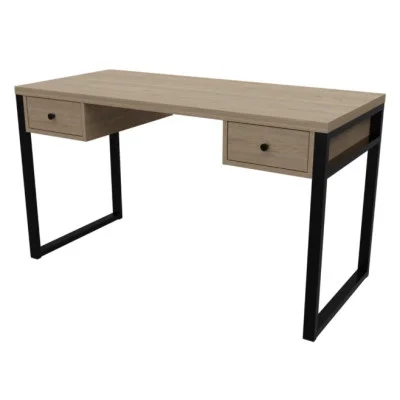 Office table loft Neman ROLF, Sandy oak / Black